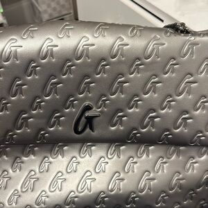 Chic Black Bag with Silver Accents